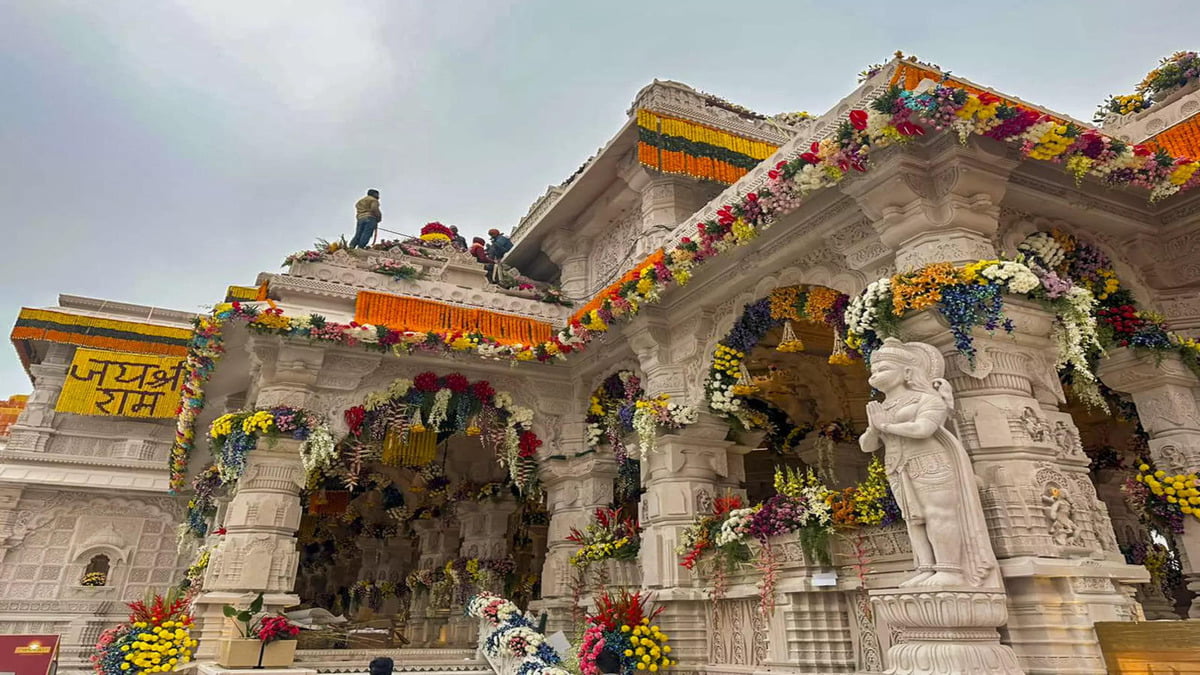 Ram Temple Ayodhya, India Day Parade In New York